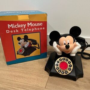 Vintage Disney Mickey Mouse desk telephone